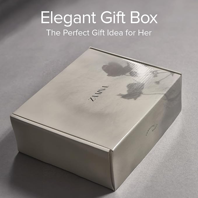 ZAAINA Spa Gift Set for Women - Valentines Day Gifts for Her, Luxury Self Care Package for Mom Wife Friend, Bath and Body Relaxation Spa Kit, Natural Pampering Care Package, Birthday Gifts for Women