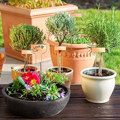 Moxweyeni 60 Pcs Metal Garden Tags Plant Labels,Copper,10 Inch - Image 4