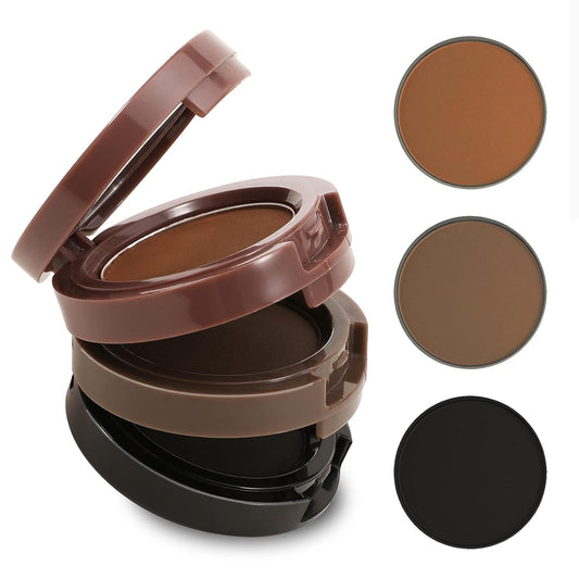 Boobeen 3 Color Eyebrow Powder Palette, Waterproof Eyebrow Makeup, Brow Definer to Shape Perfect Brow