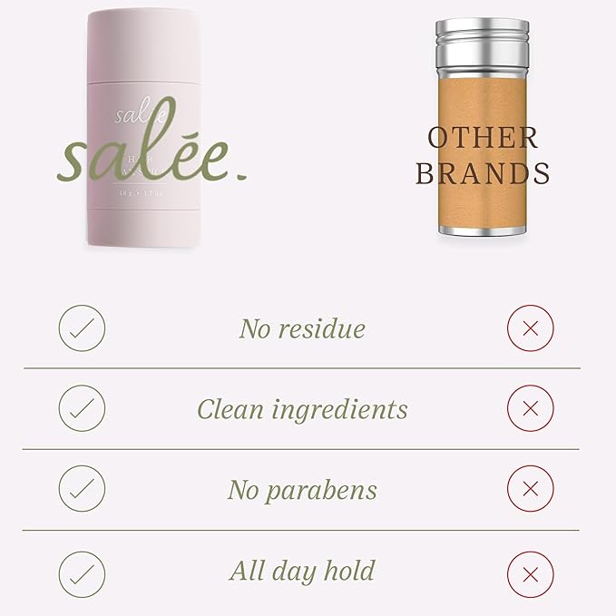 Salée Hair Wax Stick | For All Day Hold Slick Back Ponytails, Taming Flyaways, Frizz Tamer | No Residue, Non-Toxic Clean Ingredients | For Women & Girls