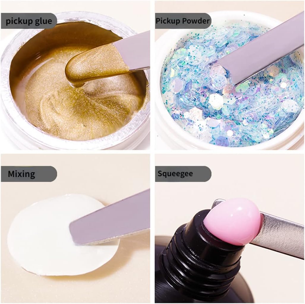 Makeup Mixing Palette,Stainless Steel Foundation Palette Cosmetic Mixing Makeup Palette Eye Shadow Eyelash Makeup Plate with Spatula Rod for Mixing Foundation Eye Shadow Eyelash Nail Art