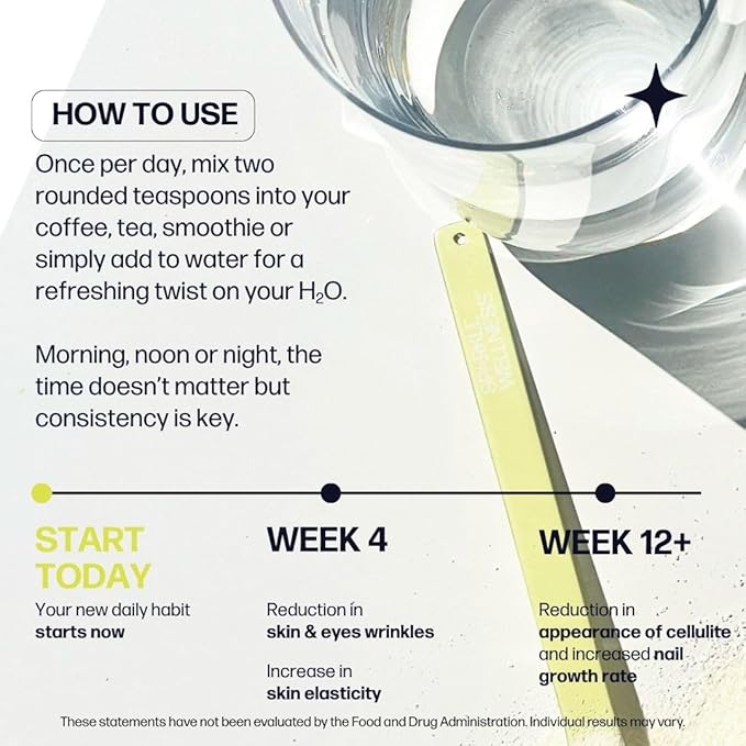 Sparkle Wellness VERISOL Bioactive Hydrolyzed Collagen Peptides | Collagen Powder with Vitamin C & Hyaluronic Acid for Hair, Skin, and Nail Health | Skin Boost Plus (Mixed Berry) [30-Serves]