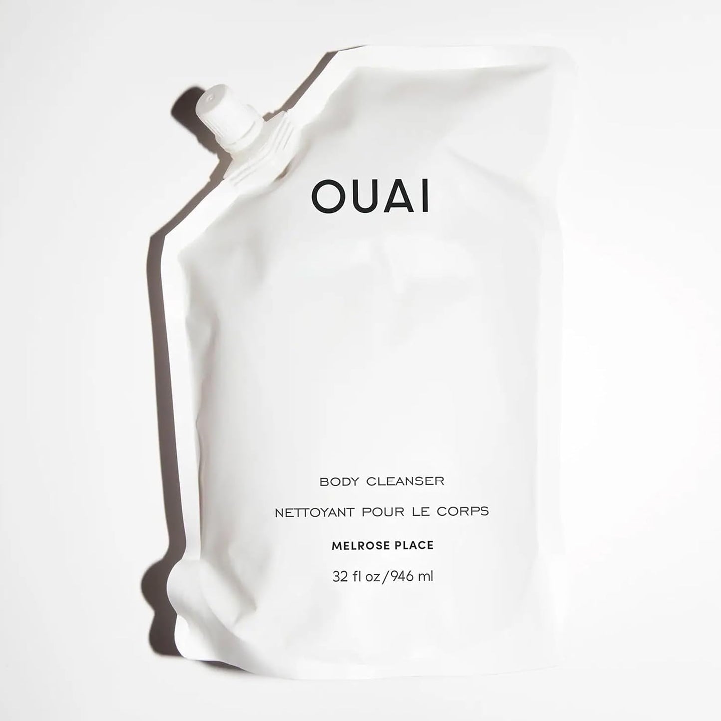 OUAI Body Cleanser Refill, Dean Street - Foaming Body Wash with Jojoba Oil and Rosehip Oil to Hydrate, Nurture, Balance, Soften Skin - Paraben, Phthalate and Sulfate Free Skin Care Products (32 Fl Oz)