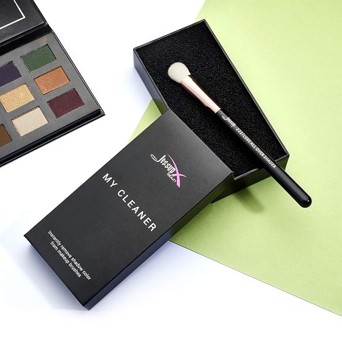 Jessup Makeup Brush Cleaner, Dry Makeup Brush Cleaner Sponge Quick Removal Color, A001