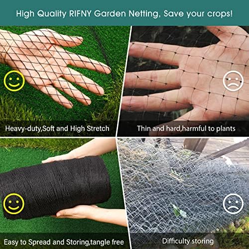 Bird Netting for Garden Protection, Anti Bird Mesh Garden Netting 28 x 30FT - Image 4
