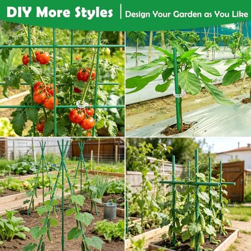 337 PCS Garden Stakes, Fiberglass Tomato Stakes, Garden Sticks - Image 3