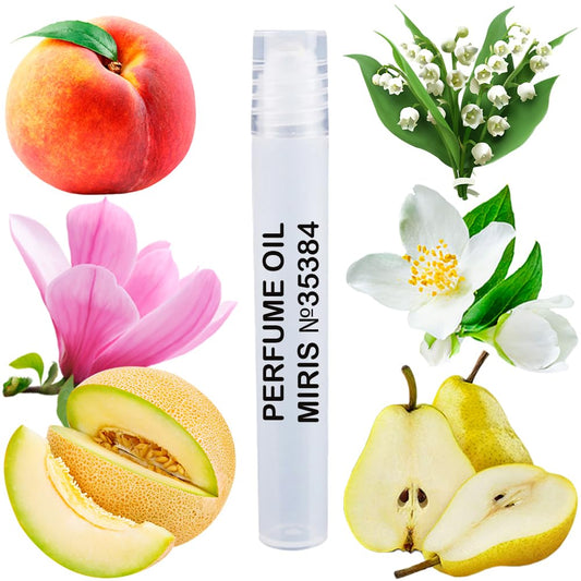MIRIS Perfume Oil No. 35384, Inspired by J'adore, Long-Lasting Women Roll-On, Rollerball 0.34 Fl Oz / 10 ml