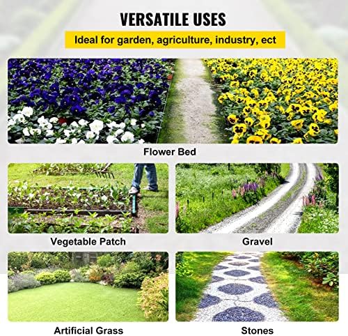 Happybuy 6.5FTx300FT Premium Weed Barrier Landscape Fabric Heavy Duty, 3OZ Woven Geotextile Fabric, High Permeability Good for Weed Blocker Gardening Mat, Driveway Fabric, Garden Weed Control Cloth - Image 6