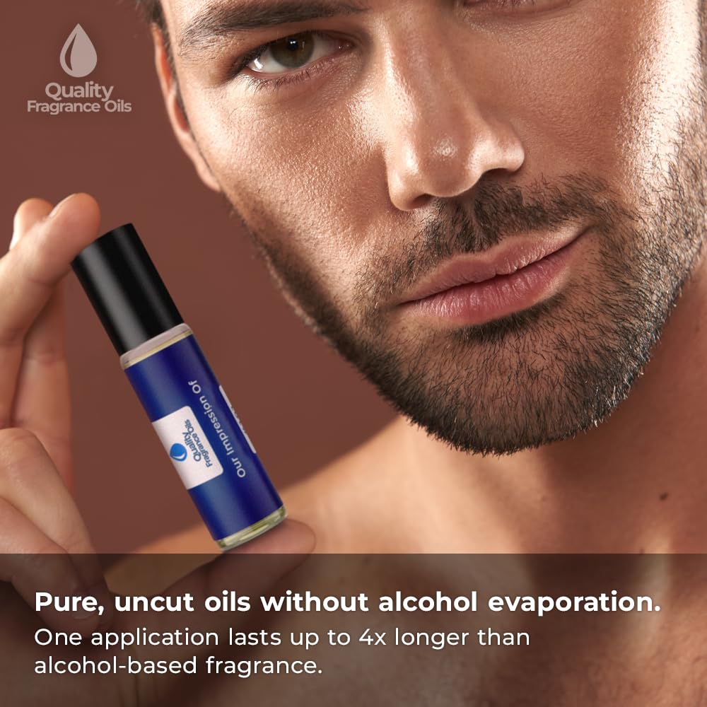 Quality Fragrance Oils' La Nuit for Men Impression #139 | Long-Lasting Perfume Oil, Alcohol-Free, Strong Scent, 10ml Roll-On | Affordable Alternative to Designer Fragrances