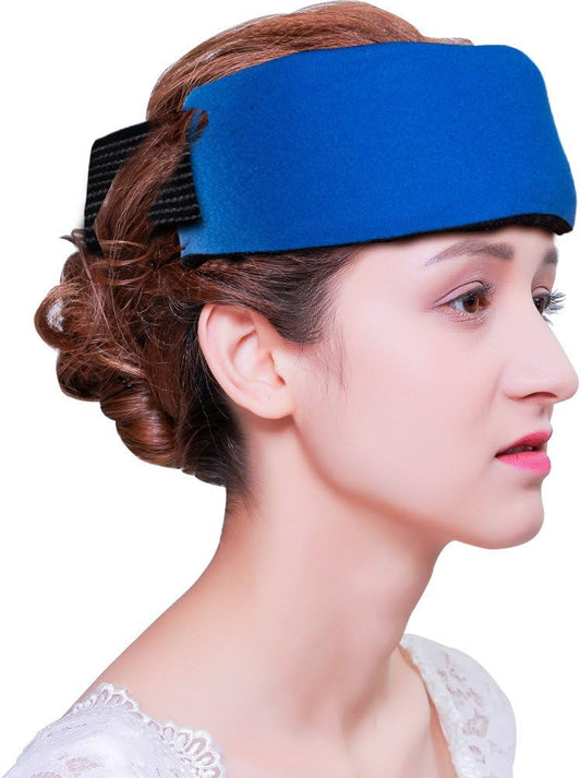 Headache Ice Pack Wrap with Strap, Reusable Gel Ice Pack for Injuries, Hot Cold Pack for Head Neck Knee Arms, 2 Flexible Gel Pack for Headache Relief, Migraine, Fever, Joint Pain, Muscle Soreness