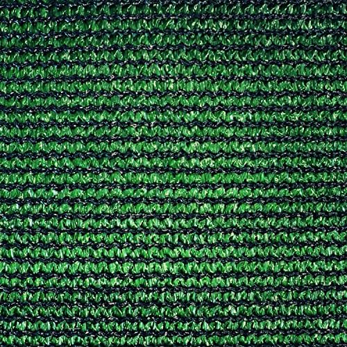 Ifenceview 4' x 25' Green Shade Cloth Fabric Mesh Net for Window Balcony Deck Patio Yard Pergola Gazebo Garden Bed - Image 2