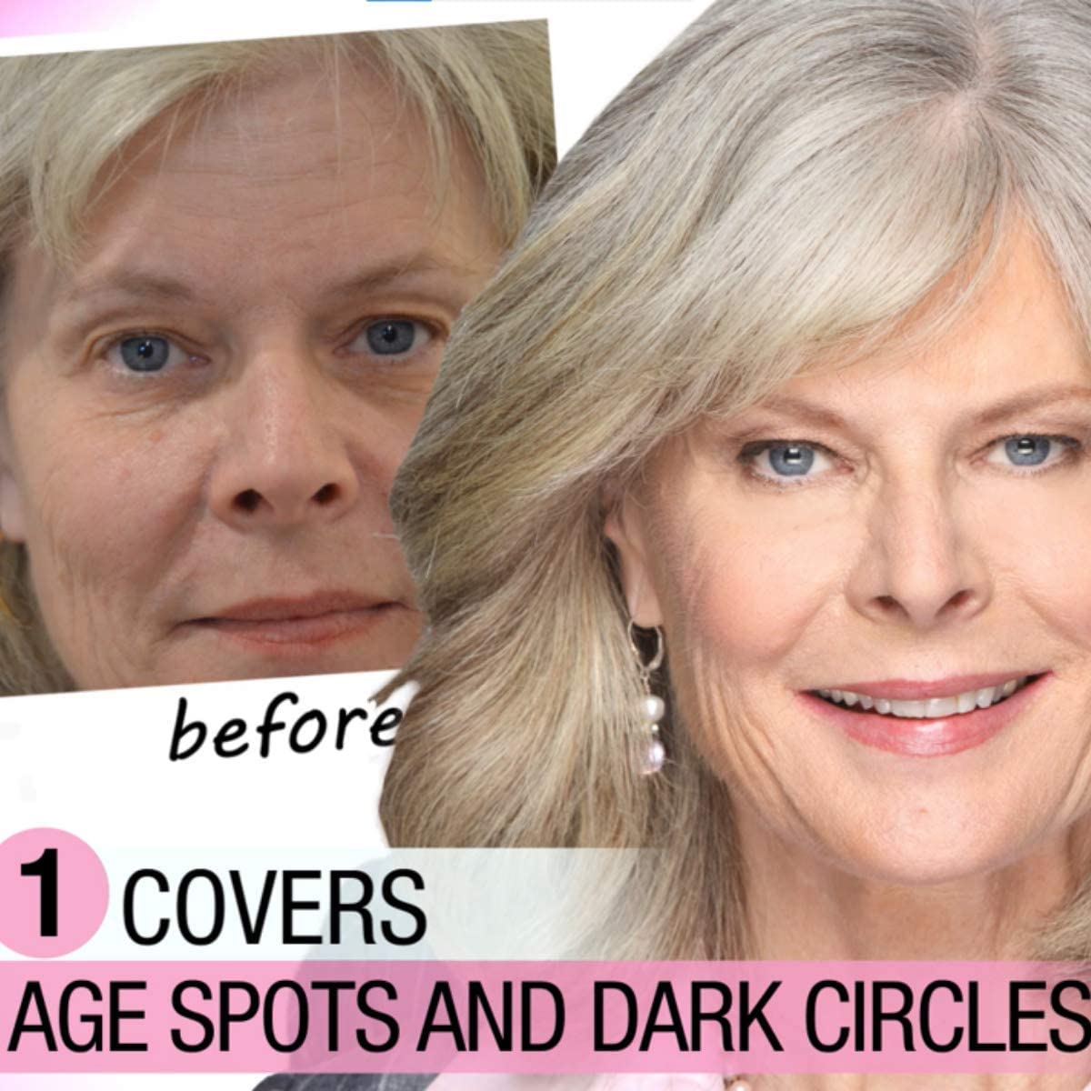 Magic Minerals by Jerome Alexander Mineral Powder Foundation with Color Correctors, Antioxidant Skincare Formula (Dark)