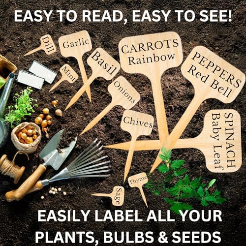 10 Pack 8 Inch Large Garden Markers – Plant Labels, Plant Name Tags – Easy to See & Read - Image 5