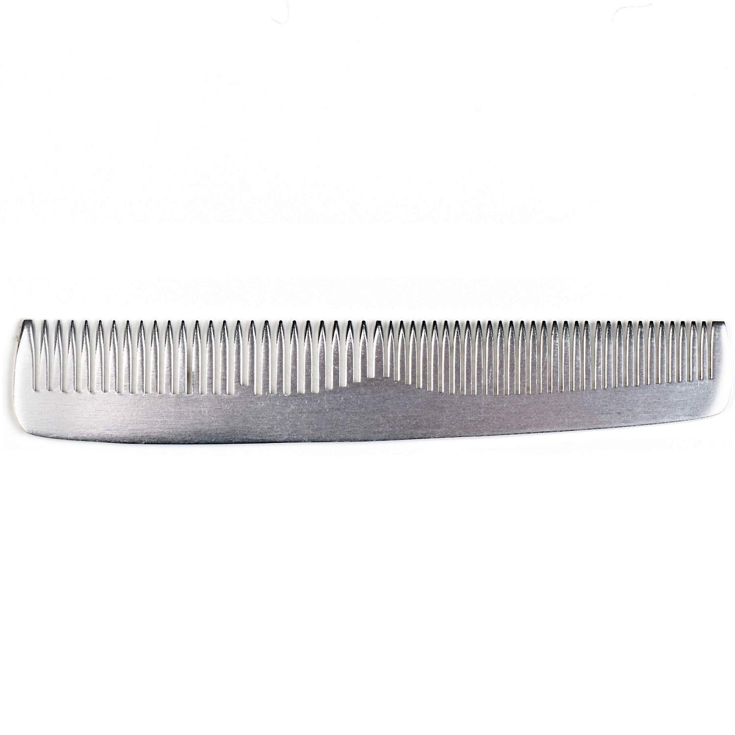 Fendrihan Sturdy Metal Double Tooth Barber Grooming Comb (6.6 Inches)
