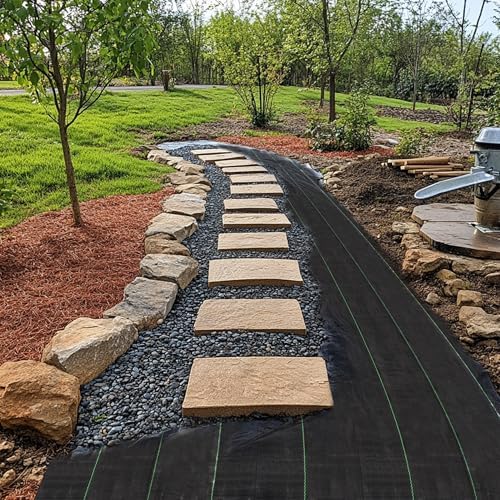 3ft x 300ft Weed Barrier Landscape Fabric Heavy Duty Premium Weed Control Fabric Durable & Eco-Friendly Weed Block Gardening Mat Landscaping Fabric - Image 6