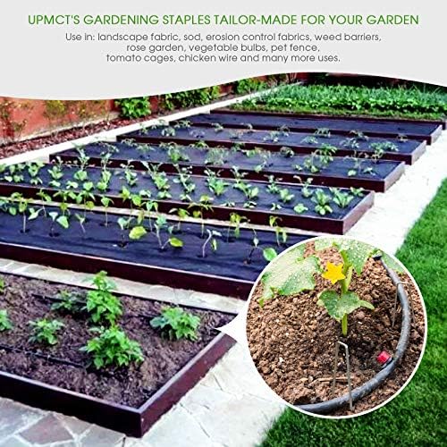 6 Inch Galvanized Landscape Staples Stakes, 25 50 100 PCS Anti-Rust Garden Staples Tent Ground Stakes U-Shaped Landscape Pins for Secure Lawn Fabric, Decoration (25, 6 Inch) - Image 6