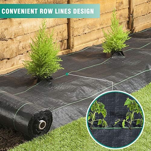 6FTx250FT Weed Barrier Landscape Fabric Heavy Duty 5oz Pro Ground Cover Mat - Image 4