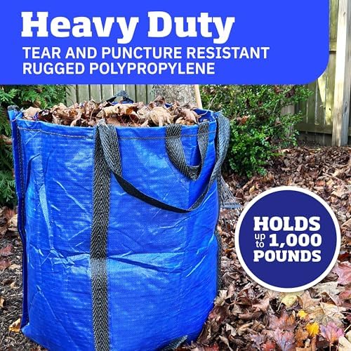 DURASACK Heavy Duty Home and Yard Bags, Blue - Image 2