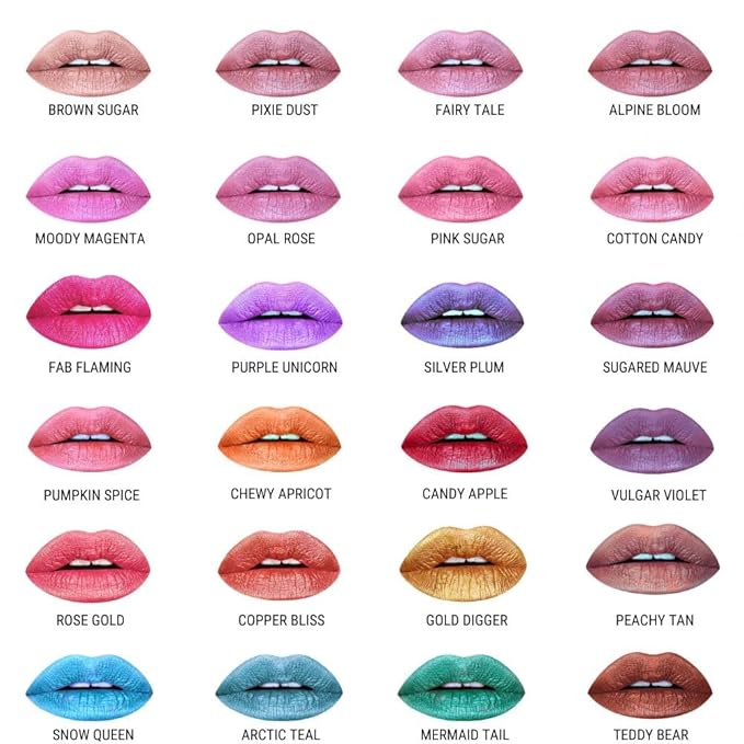 Aromi Metallic Liquid Lipstick | Smudge and Transfer Proof, Bright Blue Lip Color with Shimmery Finish, Vegan, Cruelty-free, Long Wear, Paraben and Gluten Free (Snow Queen)