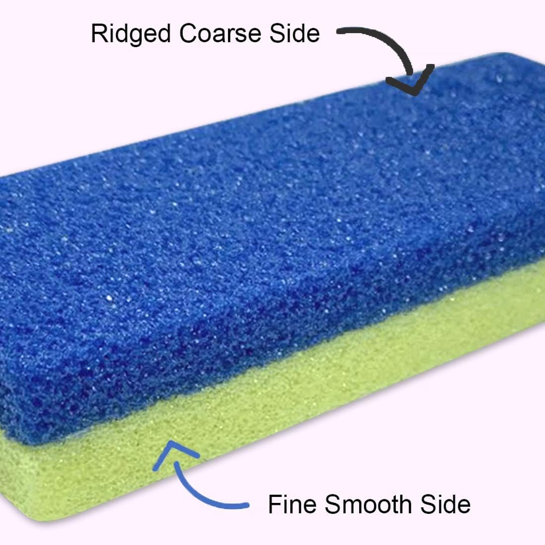 Maryton Foot Pumice Stone for Feet Hard Skin Callus Remover and Scrubber (Pack of 4) (Yellow)