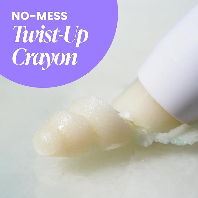 Wonderskin Lip Scrub - 3-in-1 Exfoliator & Moisturizer, Lip Exfoliator Scrub, Hydrating Balm for Soft, Nourished, Flake-Free Lips with One-Step Prep, 0.10oz