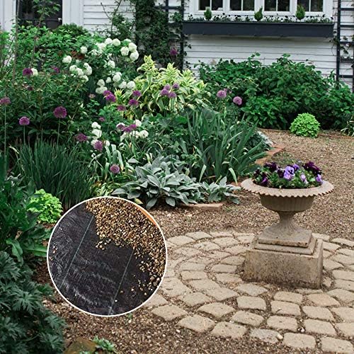 TUFFIOM Weed Barrier Garden Landscape Fabric, Woven Ground Cover, 125gsm Heavy Duty Material for Superior Weed Control, Perfect for Greenhouse, Yard, Flower Bed, Garden (4 x 100 FT) - Image 5