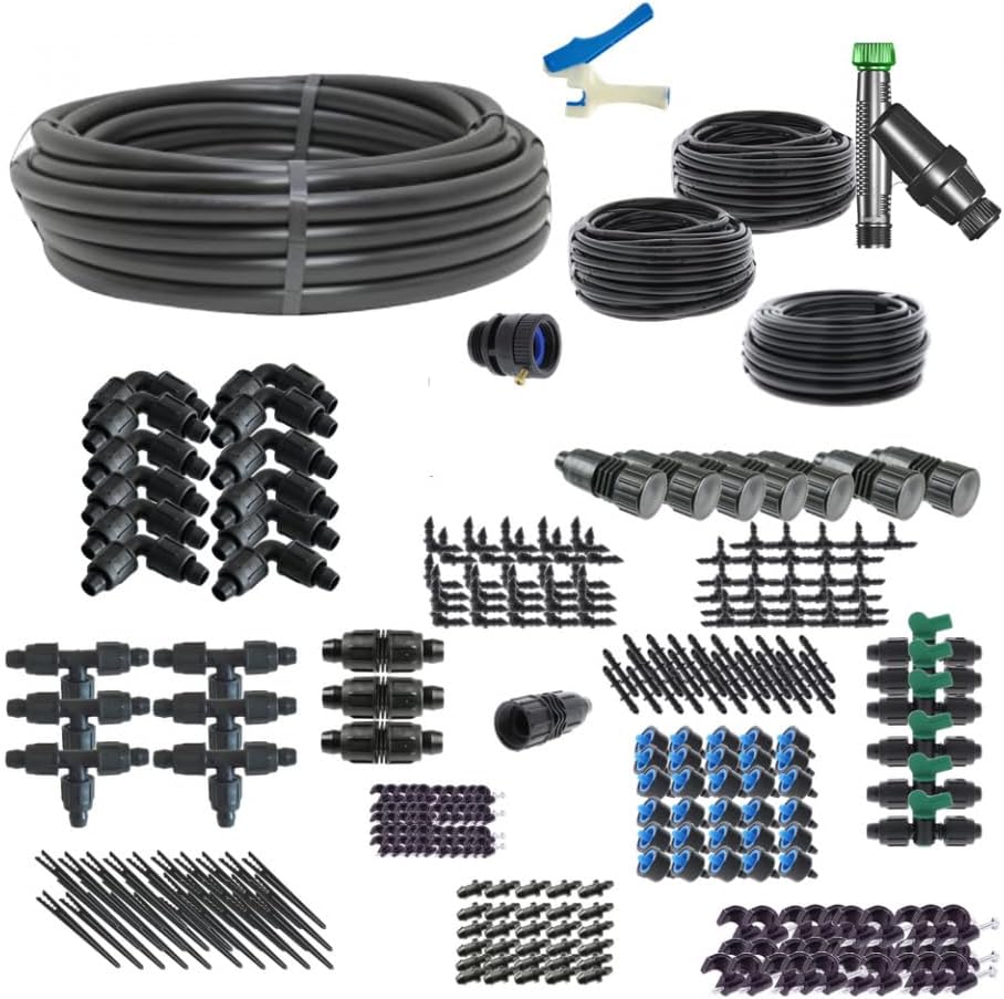 Drip Depot Drip Irrigation Kit for Raised Bed Gardening - Kit Size : Deluxe by Drip+Depot