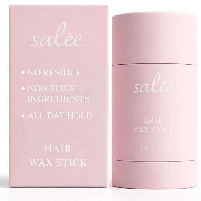 Salée Hair Wax Stick | For All Day Hold Slick Back Ponytails, Taming Flyaways, Frizz Tamer | No Residue, Non-Toxic Clean Ingredients | For Women & Girls