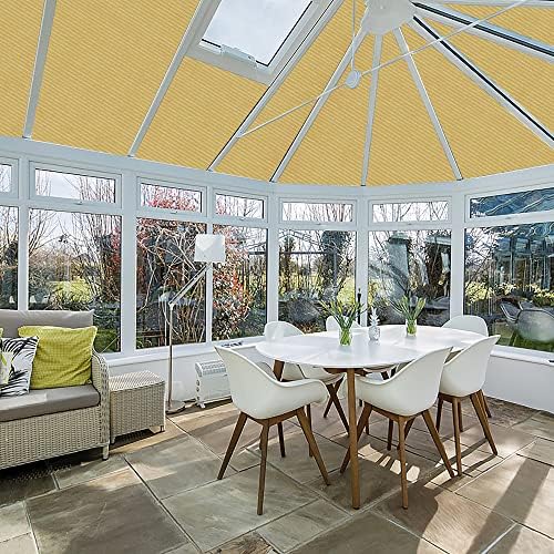 Ifenceview 8' x 71' Beige Shade Cloth Fabric Mesh Net for Window Balcony Deck Patio Yard Pergola Gazebo Garden Bed - Image 5