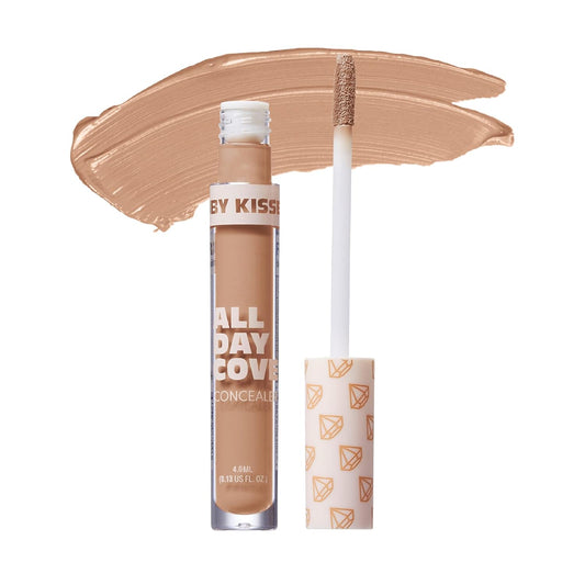 Ruby Kisses All Day Concealer Lightweight Full Coverage Multi-Use Concealer 0.13 Fl Oz (Rich Tan)