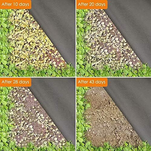 Agfabric Non-Woven Weed Barrier 4x50ft Landscape Fabric Ground Cover,Heavy-Duty Weed Block for Gardening Mat,Erosion Control,Weed Control - Image 4