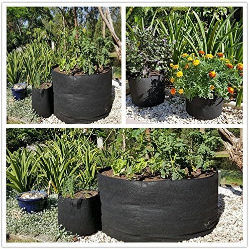 MIFXIN Potato Grow Bags 10 Gallon Vegetable Planter Bag with Handles Nonwoven Fabric Growing Container for Planting Potato Carrot Tomato Onion (2 Pack) - Image 7