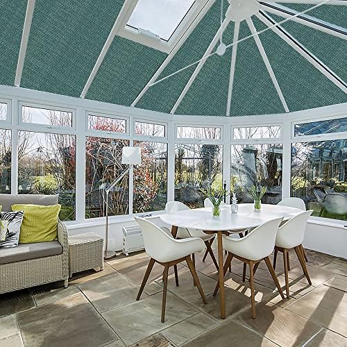 Ifenceview 24' x 23' Green Shade Cloth Fabric Mesh Net for Window Balcony Deck Patio Yard Pergola Gazebo Garden Bed - Image 5