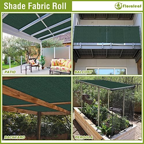 08' × 15' Sun Shade Cloth Outdoor 95% UV Block Sunblock Shade Cover Fabric Roll Privacy Screen Fence for Pergola, Carport, Patio, Deck, Awning, Garden, Yard, Balcony, Backyard, Brown - Image 5