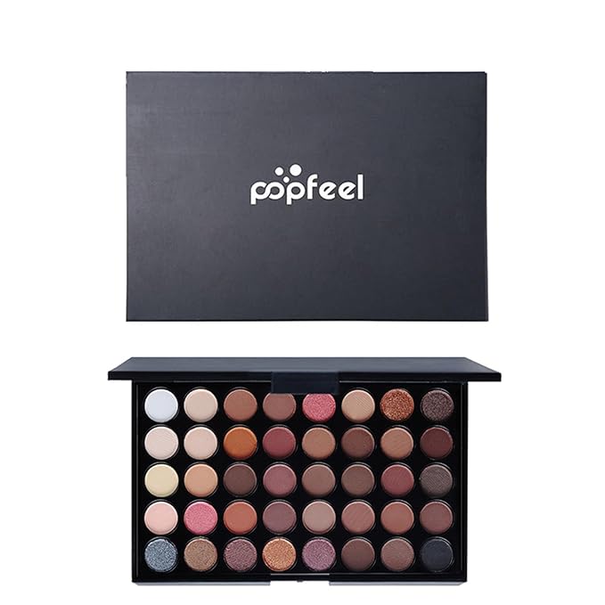 Eye Makeup Kits for Women, Eye Makeup Set for Beginners, Valentine's Day Gifts for Women Girls, Makeup Essential Bundle Includes Eyebrow Pencil, Eyeliner Pen, Mascara, Eyeshadow Palette with Eye Brush