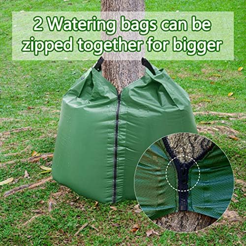 Tanzfrosch 1 PCS 20 Gallon Watering Bags - Reusable Heavy Duty Slow Release Irrigation System for Trees, Premium PVC Drip Bags - Image 5