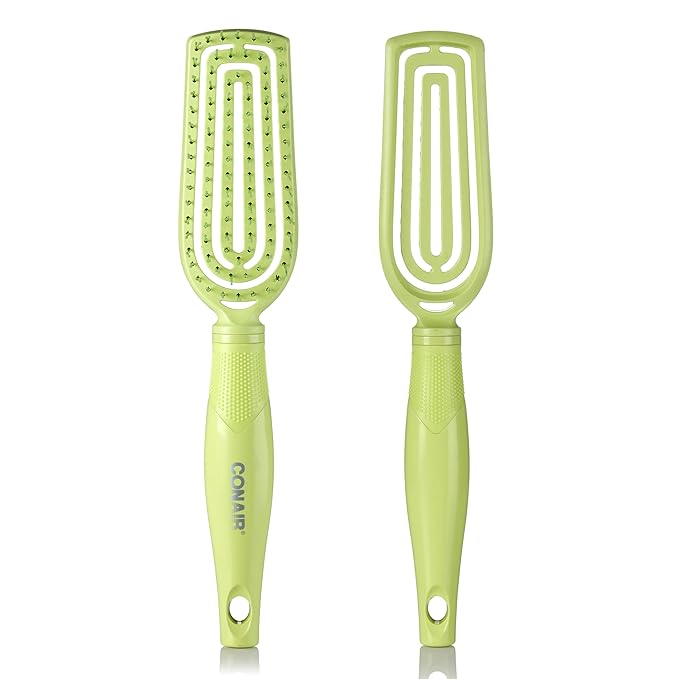 Conair Scalp Care Detangling hairbrush - Curly Hair Brush - Scalp Massager - hairbrushes for women & men - detangler for all lengths - can use wet or dry - Slim