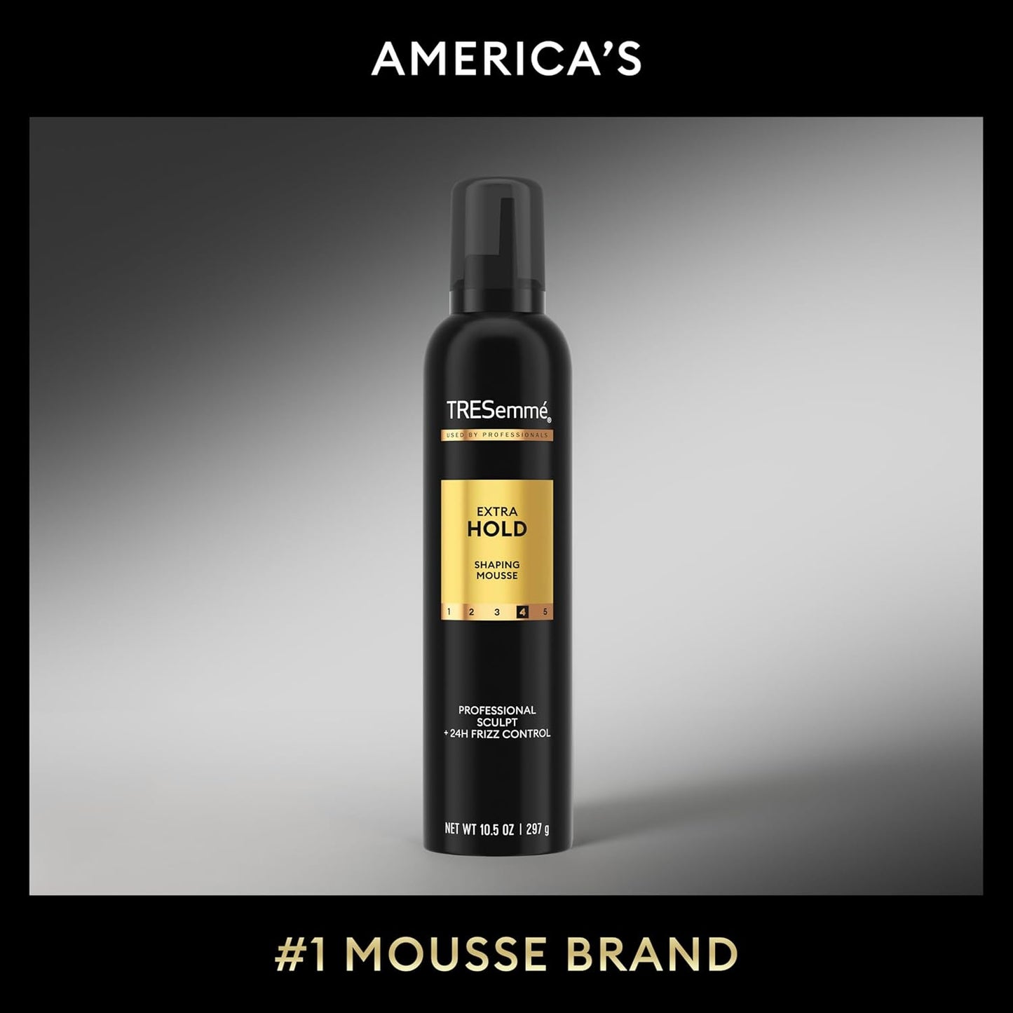 TRESemmé Hair Mousse Pack of 6 Extra Hold For 24H Touchable Hold & Volume with Pro Lock Tech 10.5 FL Oz