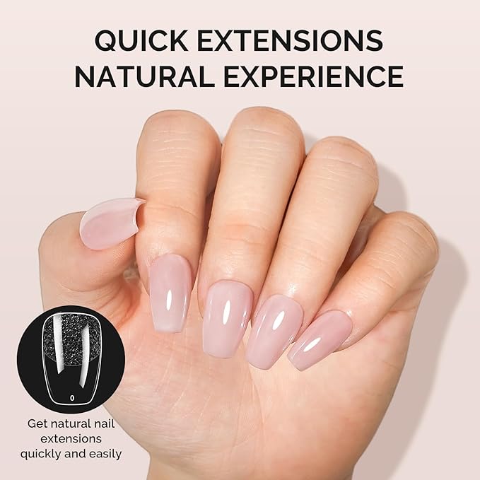 MelodySusie Short Ballerina X Nail Tips - 600Pcs 15 Sizes Clear Acrylic, Half Matte Full Cover Press on Nails for DIY Extension & Salon Use, Pre-Shaped for Long-Lasting Manicure