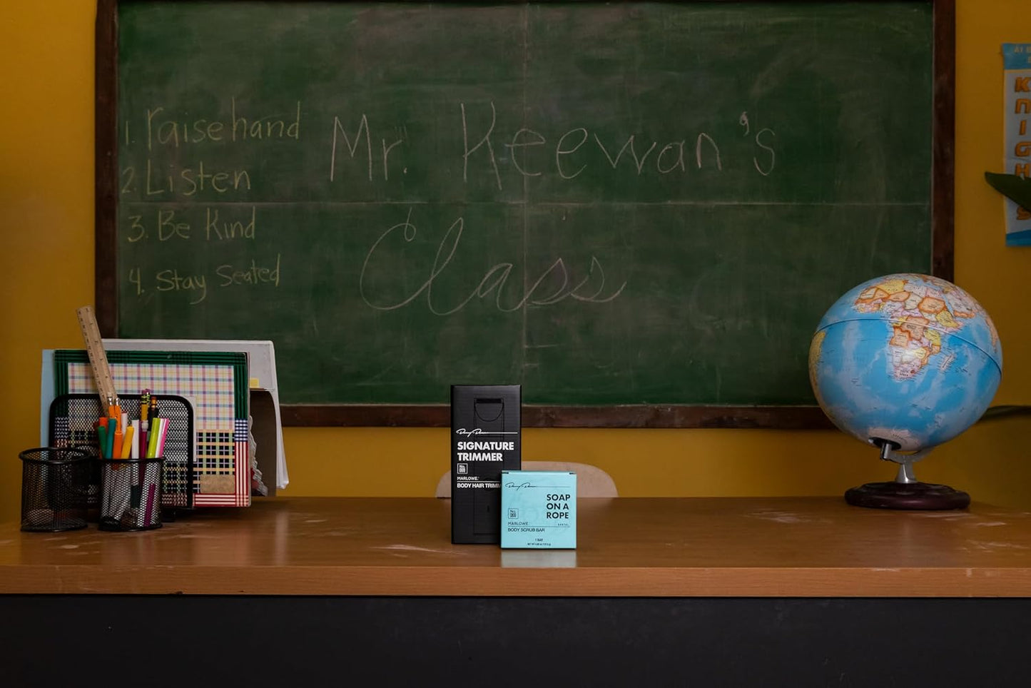 MARLOWE. No. 069 Hair Trimmer for Men, Signature Body Hair Trimmer, Lightweight, Waterproof Personal Groomer with Detachable Stainless Steel & Ceramic Blades, Rechargeable Battery