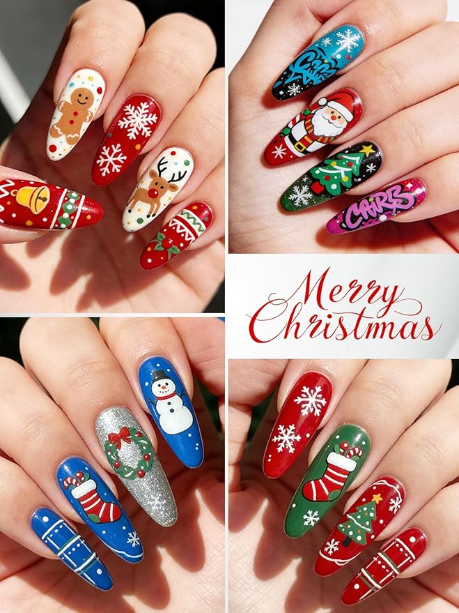 36 Colors Double-Ended Nail Art Marker Pens Set, EBANKU Nail Polish Pen Quick-Dry Fine Tip Nail Pen for Painting Nail, Professional Nail Point Dotting Liner Drawing Pen for DIY Salon Home Manicure