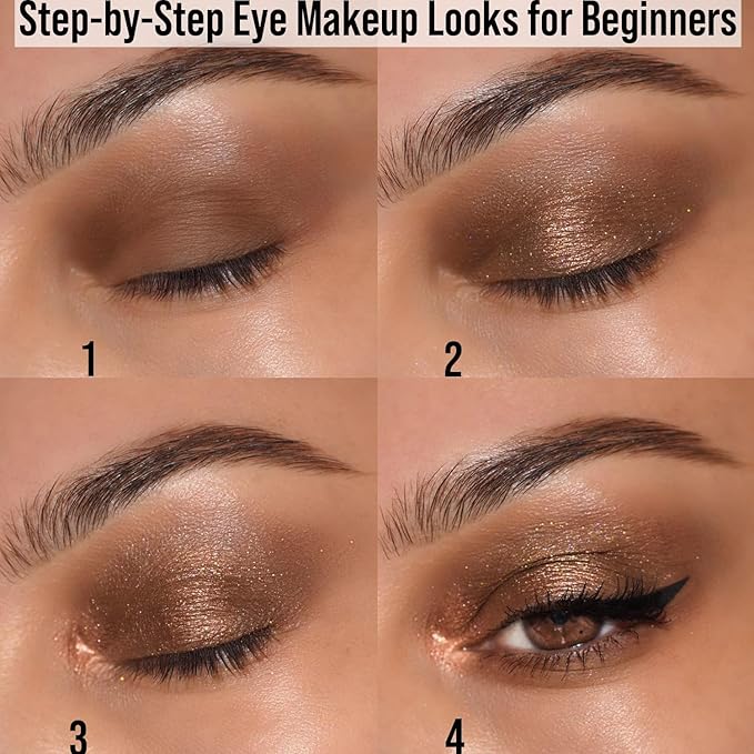 Black Smokey Eyeshadow Palette, Midnight Masquerade 21 Colors – Spectrum of Black Matte Shimmer Glitter Eye Shadow for Halloween Goth Makeup, Highly Pigmented, Talc Free