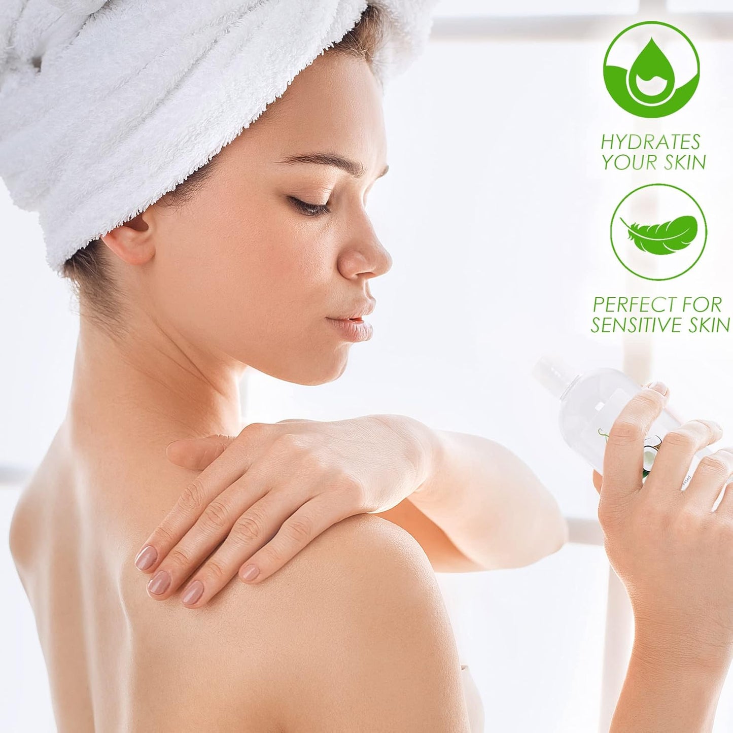 Soapeauty FRACTIONATED COCONUT OIL Cold Pressed Refined | 100% Natural Available in Bulk | Carrier for Essential Oils, Face, Skin, Hair Moisturizer, Soap Making | 32 fl oz