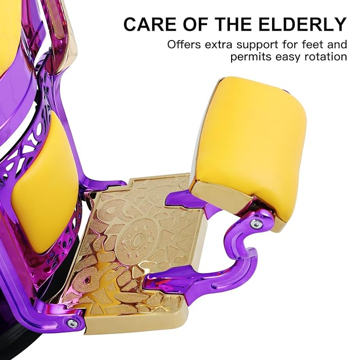 Artist hand Retro Barber Chair Heavy Duty Barber Chairs Vintage Salon Chair Hydraulic Recline Chair Rounded Cushioning Beauty Spa Styling Equipment (Yellow)