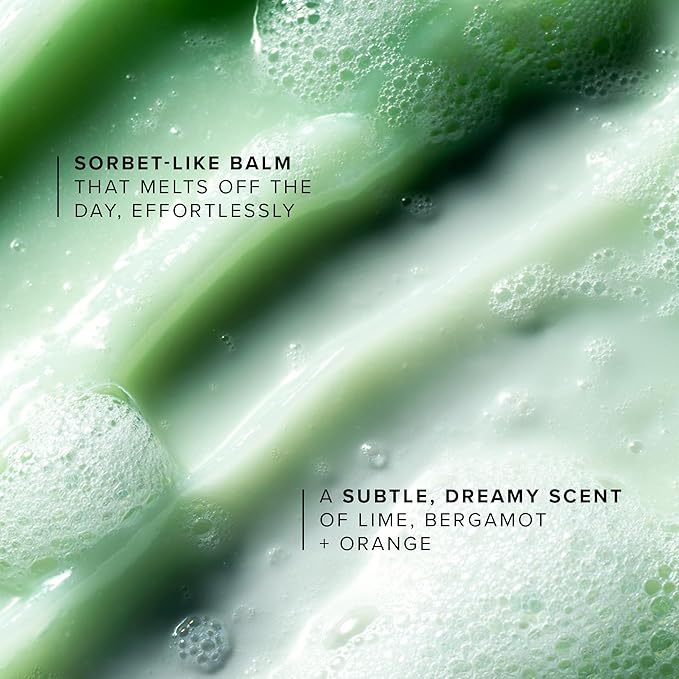 Farmacy Makeup Remover Cleansing Balm - Green Clean Waterproof Makeup Remover Balm + Oil Cleanser for Face - Gently Melts Make Up + SPF - Hydrates + Softens Skin with Super Greens + Papaya (12ml)