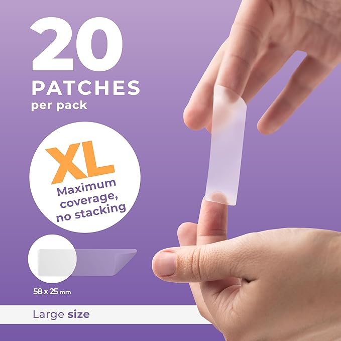 Large Pimple Patches for Face (20 Pack), Hydrocolloid Acne Patch, Hydrocolloid Bandages, Big Pimple Patches, Large Acne Patch