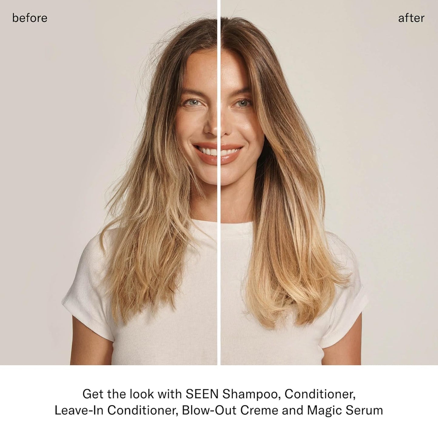 SEEN Leave-In Conditioner, Fragrance Free - Leave-In Hair Conditioner & Heat Protectant Spray- Detangles & Hydrates- No Parabens, Sulfates or Phthalate