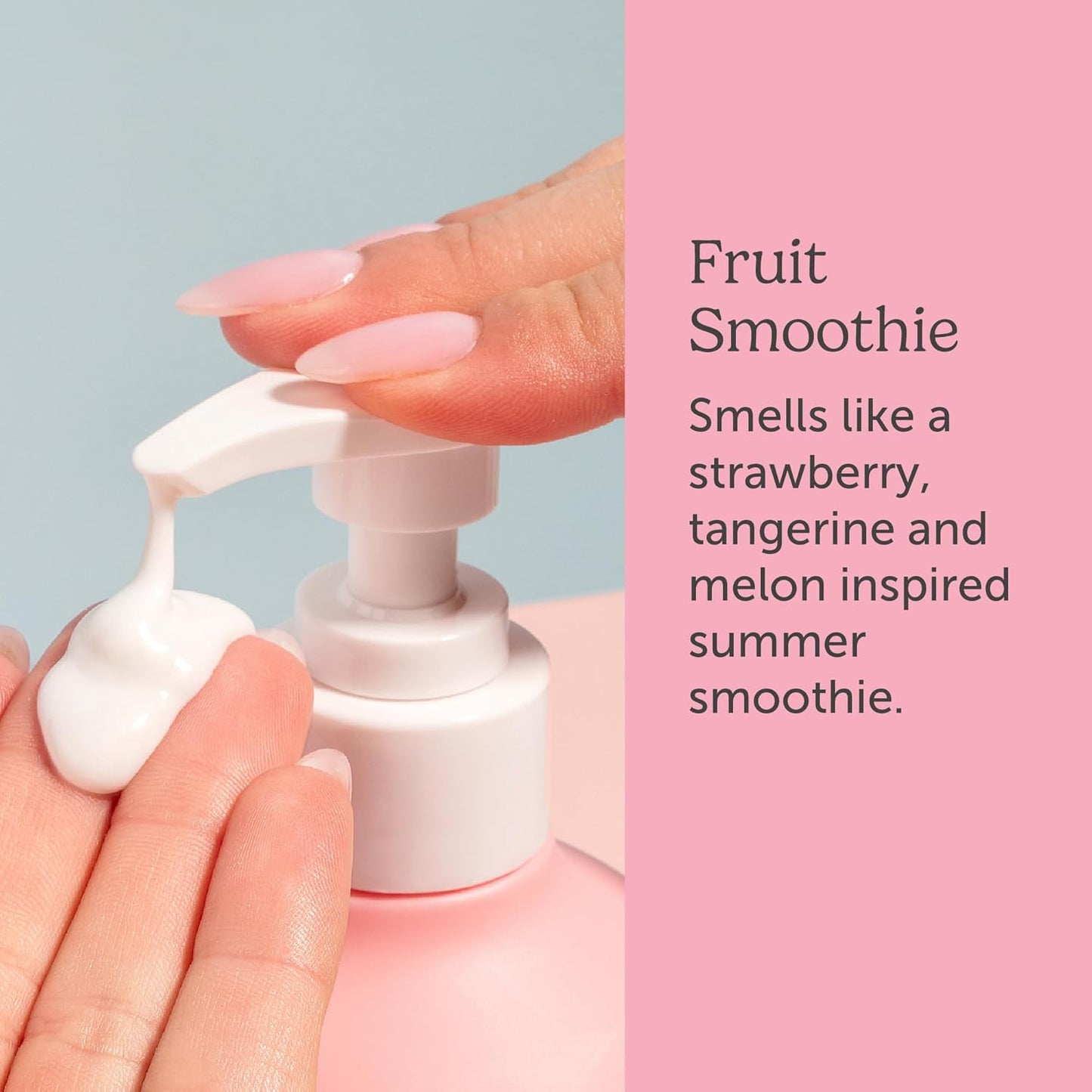 Nectar Life Exfoliating & Moisturizing Hand Wash, Volcanic Pumice for Hand Scrub, Shea Butter Softens Hands, Clean Vegan Ingredients, Fruit Smoothie Scent