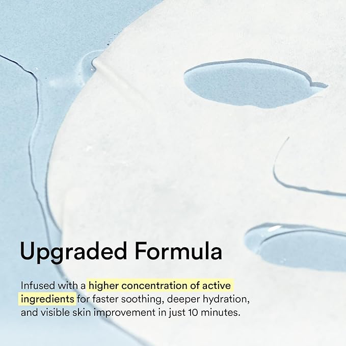 Abib Gummy Sheet Mask Sedum Hyaluron Sticker 10 Sheets (Moisturizing) I Korean Face Mask for Sensitive Skin, Soothing & Redness Relief, Daily Skincare Treatment, K-Beauty Sheet Mask