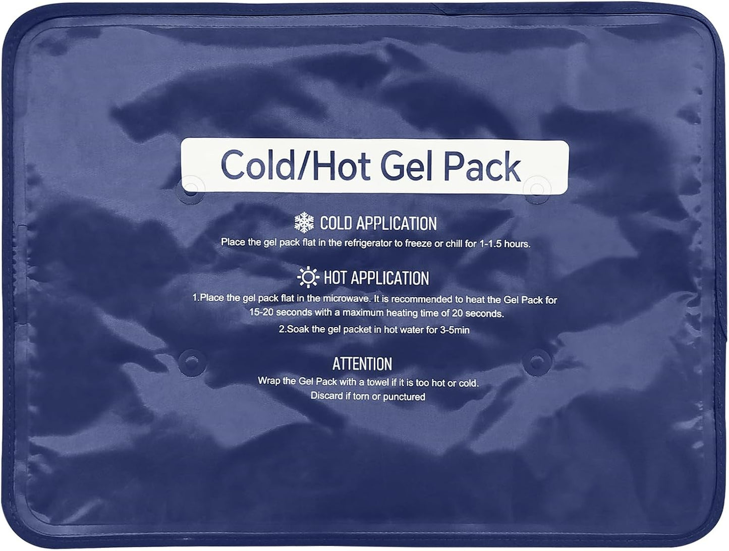 Reusable Gel Soft Ice Packs for Injuries, Flexible Hot and Cold Packs Bag for Knees, Back, Face, Joint & Muscle Pain Relief (Large 11.81"x 15.75")
